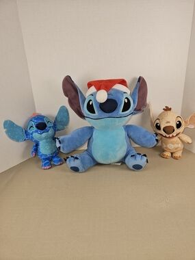 Disney Stitch Plush Toy - Blue Holiday Edition Lot